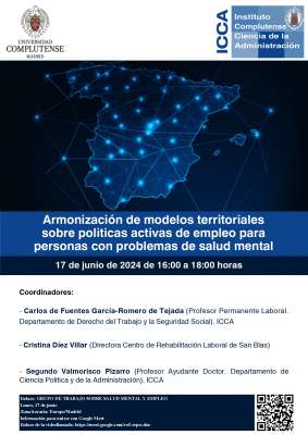 Grupo de trabajo sobre salud mental y empleo (21/10/2024). TERCERA SESIÓN